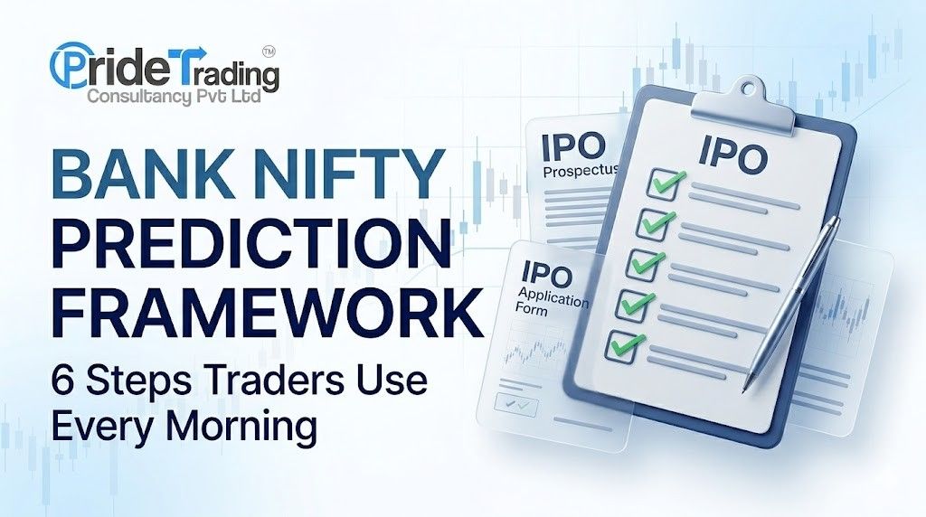 Bank Nifty prediction strategy chart showing support resistance levels, option chain data, and PCR analysis